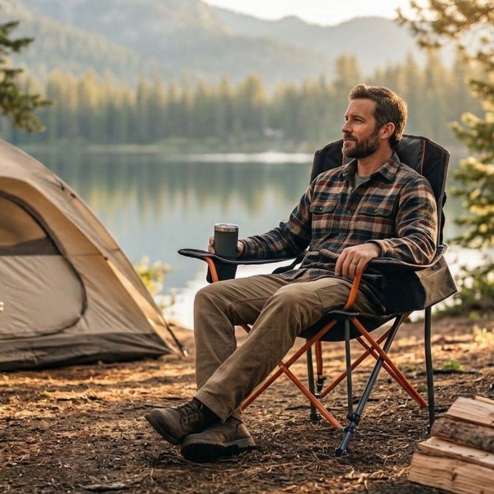 Wildtrak Outback Titan Deluxe 300kg Camping Chair