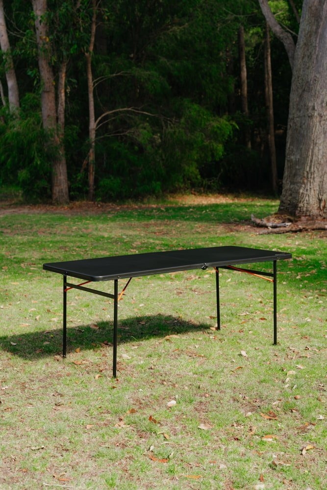 Wildtrak Bi-Fold Aluminium Camping Table 182 x 76 x 73cm