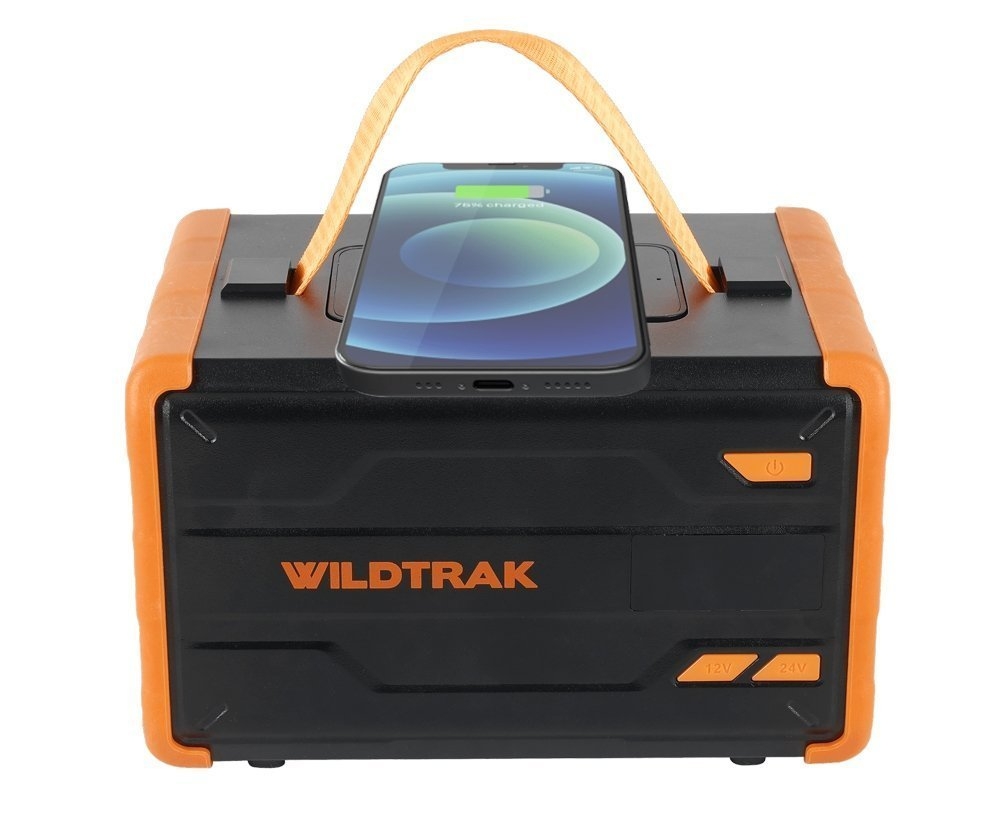 Wildtrak Power Tank Buddy Portable Lithium Power Station with Charge N Go 30Ah
