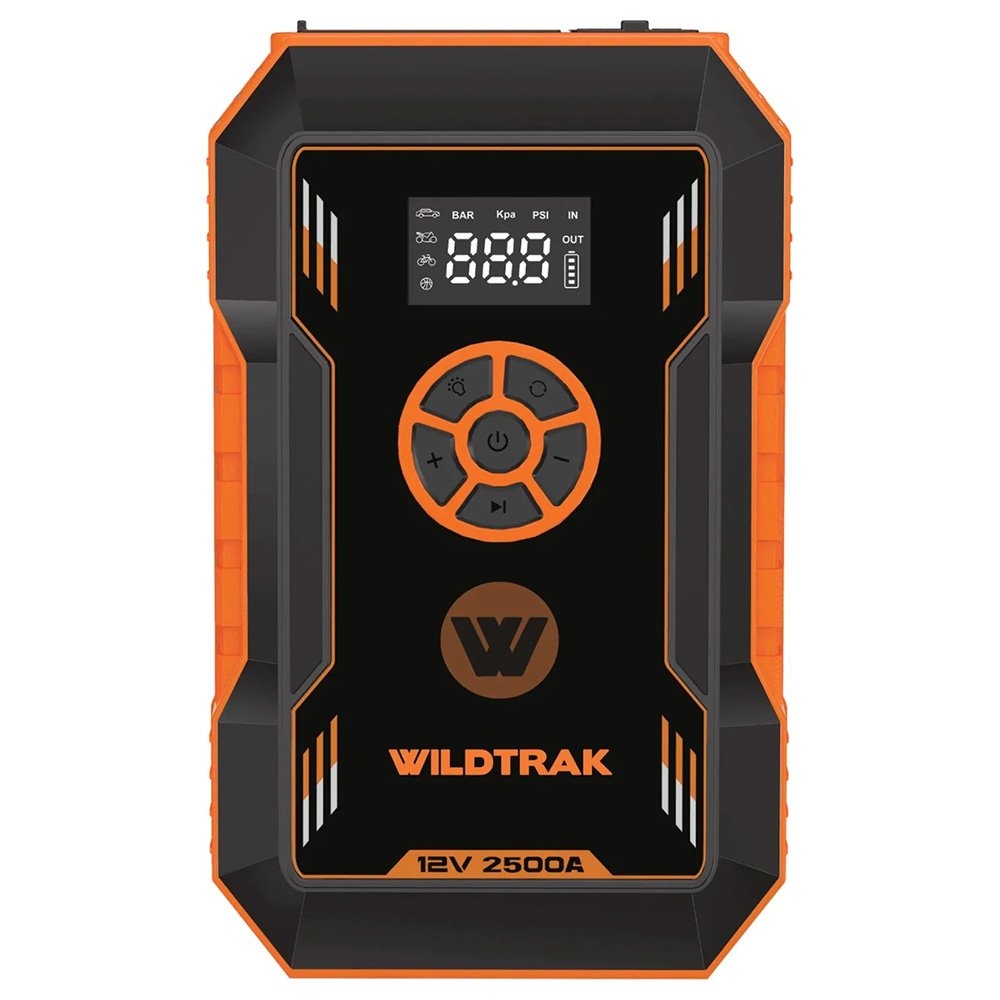 Wildtrak Lithium Jump Starter 12V 2500A 12000mAh with Tyre Compressor
