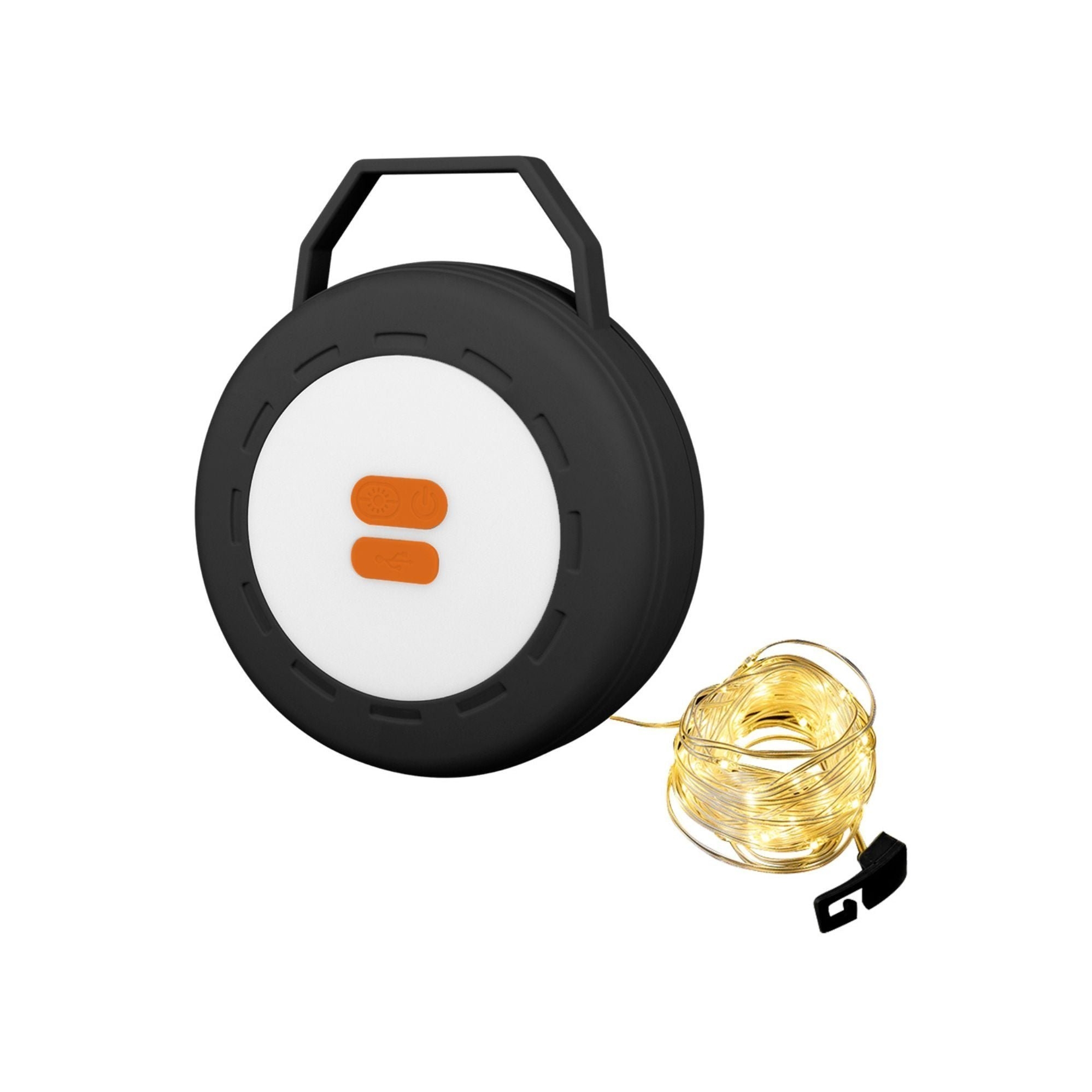 Wildtrak Lantern and 10m Multicolour String Light Combo 200 Lumens