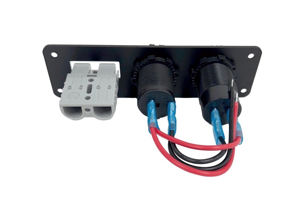 Wildtrak Panel Mount 50A Anderson Connector and USB-C PD Charger