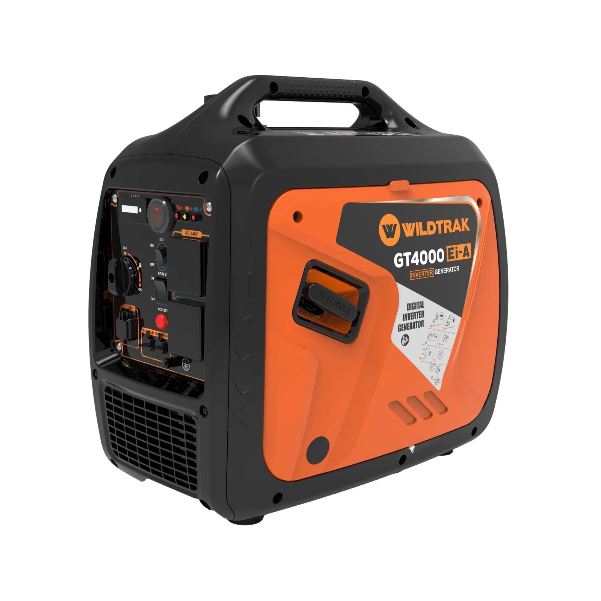 Wildtrak GT4000Ei-A Pro Silent Inverter Generator with Remote 4.0kW