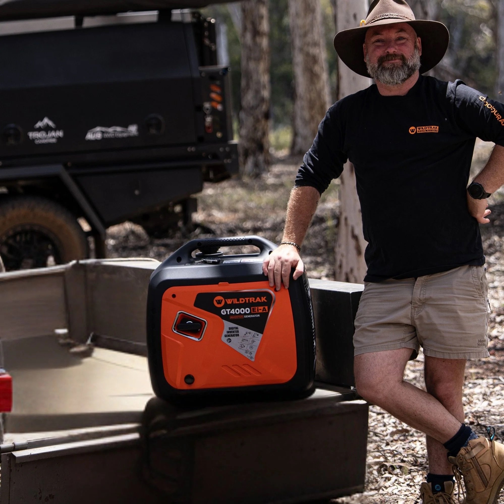 Wildtrak GT4000Ei-A Pro Silent Inverter Generator with Remote 4.0kW