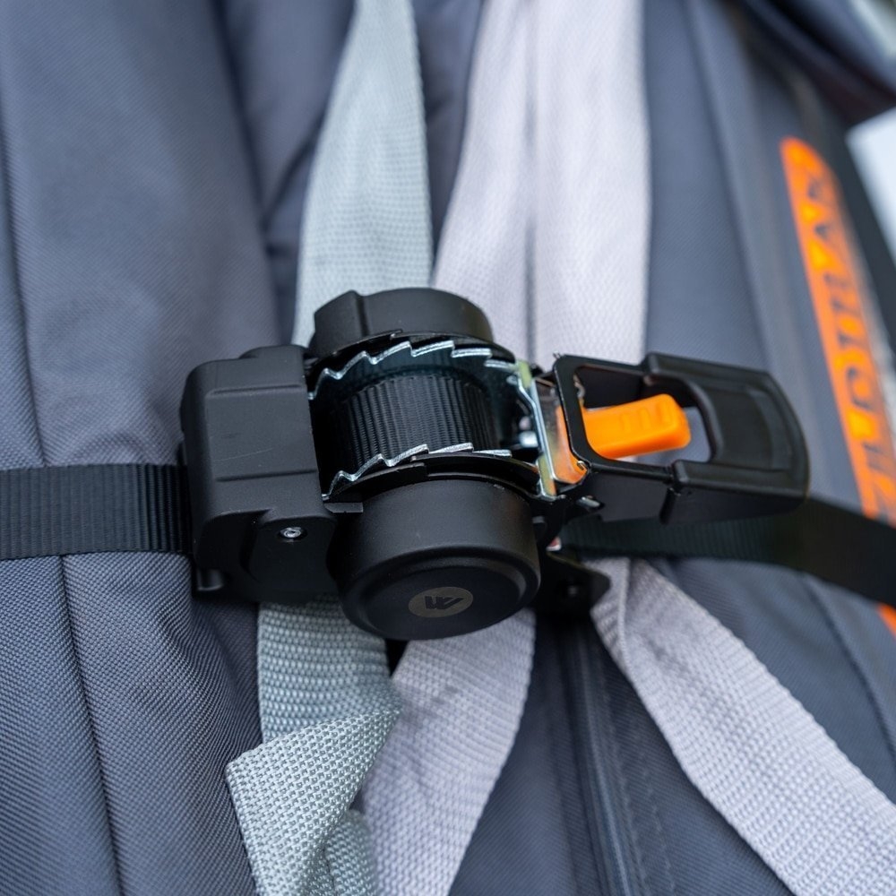 Wildtrak Heavy-Duty Retractable Ratchet Tie Down Strap 3.5m x 25mm Qty 2