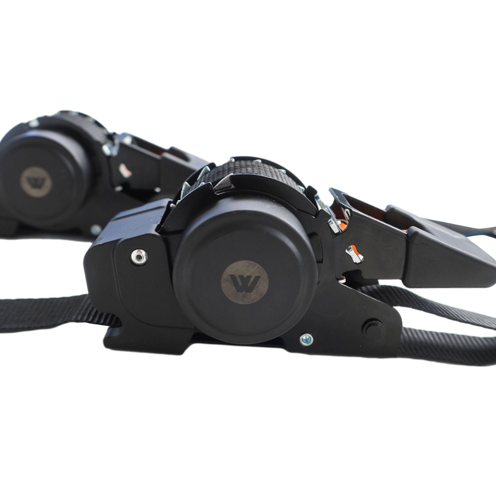 Wildtrak Heavy-Duty Retractable Ratchet Tie Down Strap 3.5m x 25mm Qty 2