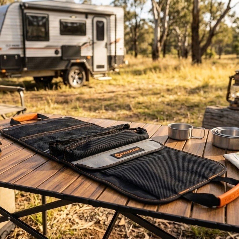 Wildtrak Heavy-Duty Ripstop Canvas Explorer Hanging Organiser Caddy