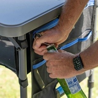 Quest Camp Table 6 Folding Camp Table with Storage 183x76cm