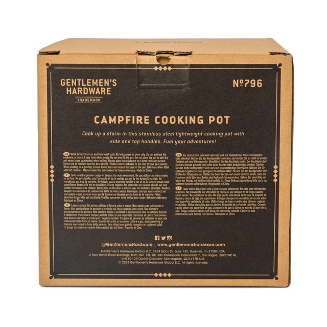 Gentlemen's Hardware Campfire Cooking Pot 1.2L