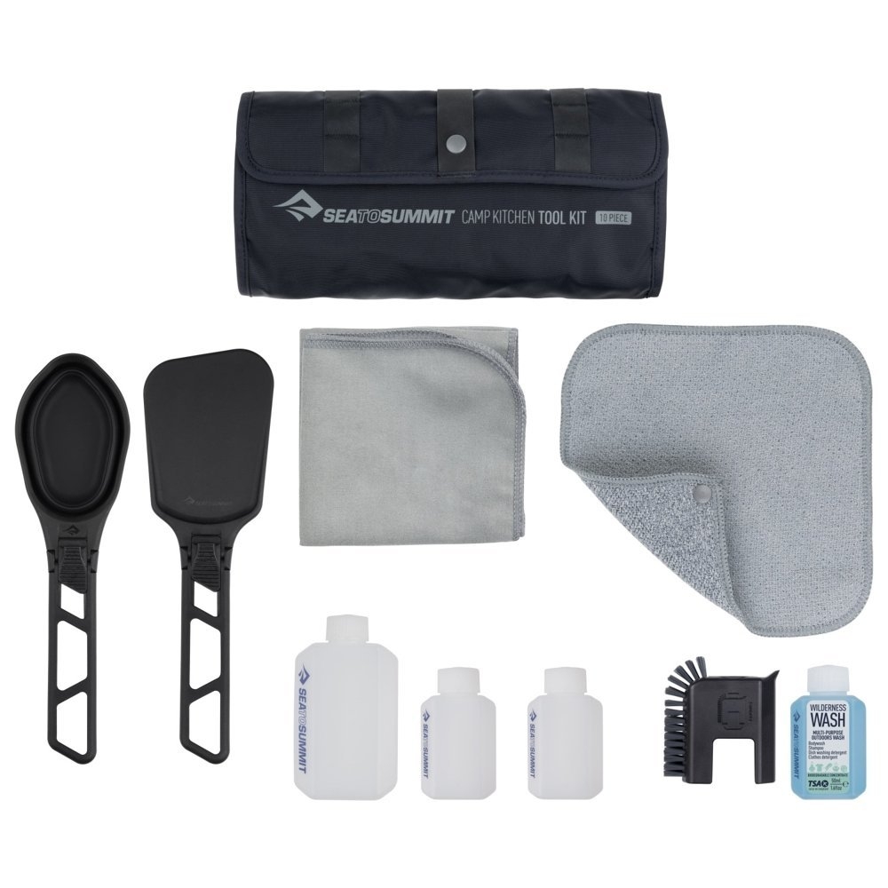 Sea to Summit 10-Piece Camp Kitchen Tool Kit Black
