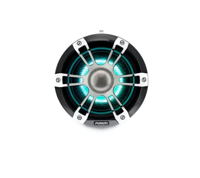 Fusion Signature 3 Wake Tower Sports Chrome LED Marine Speakers 8.8in 330W