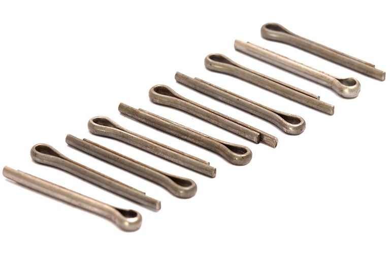 Trojan Trailer Stainless Roller Shaft Split Pins 1/8'' x 1'' Qty 10