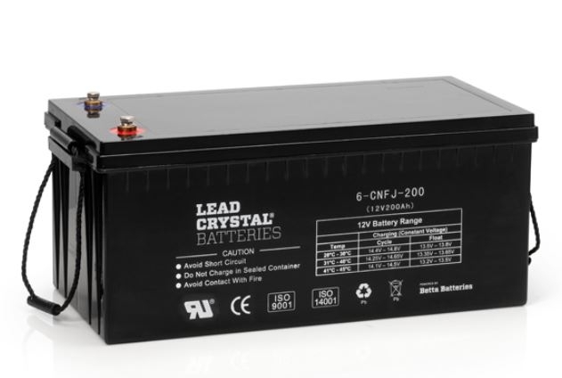 Betta CNFJ Lead Crystal Battery 12v 200Ah