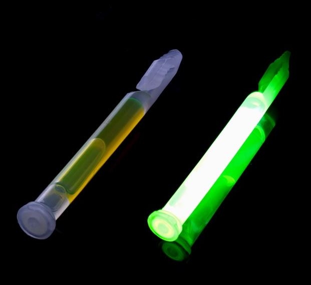 ManTackle Deep Sea Glow Stick with Clip 10cm Green