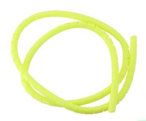 Protective Dive Spiral Hose Wrap Neon Yellow 1m