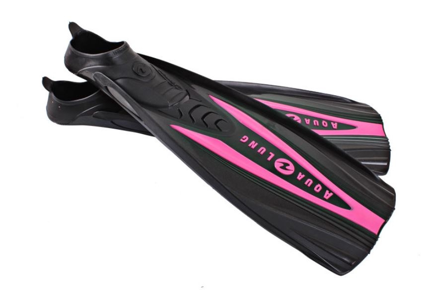 Aqualung Express Snorkeling Fins Pink Black Ladies US8/9