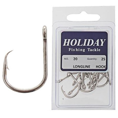 Holiday Stainless Longline Hook Pack Size 20 Qty 25