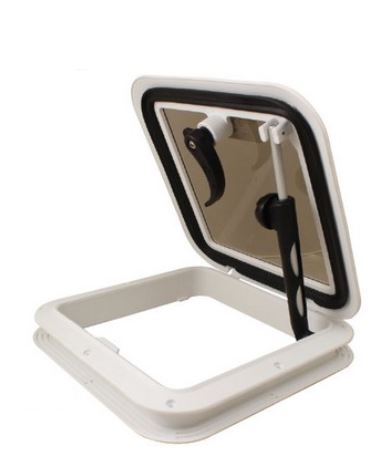 Jim Black Hatch Vent Moulded White 232X232mm Id