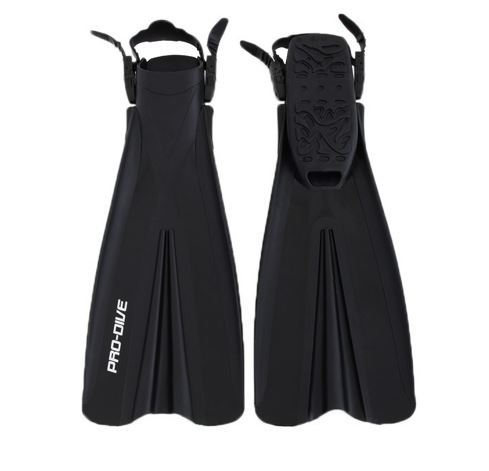 Pro-Dive Open Heel Dive Fins Black