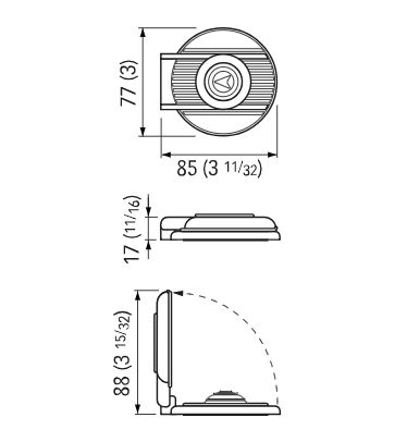 Quick Tumbler Capstan with Deck Switch 500w 12V