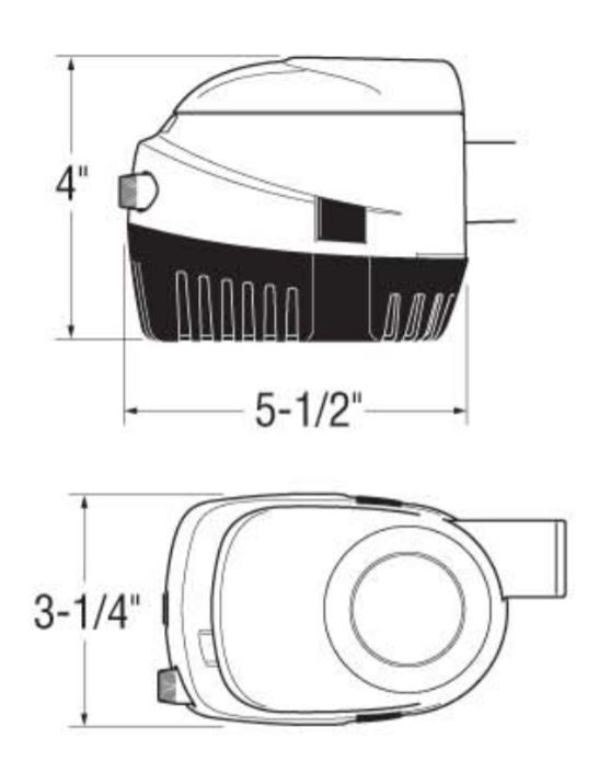 Attwood Sahara S1100 Automatic Bilge Pump 12V