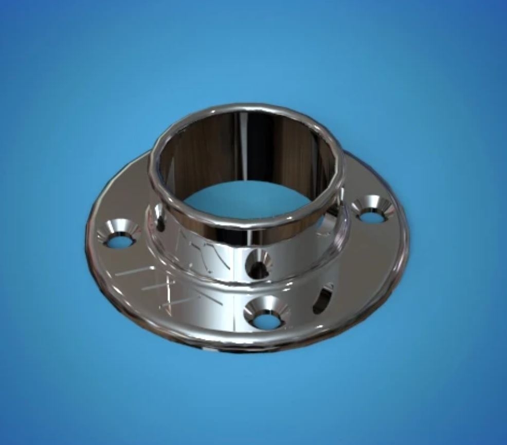 Manta Ski Pole Base No Pin