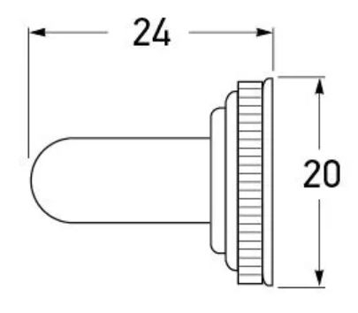 Hella Marine Rubber Boot for Toggle Switch