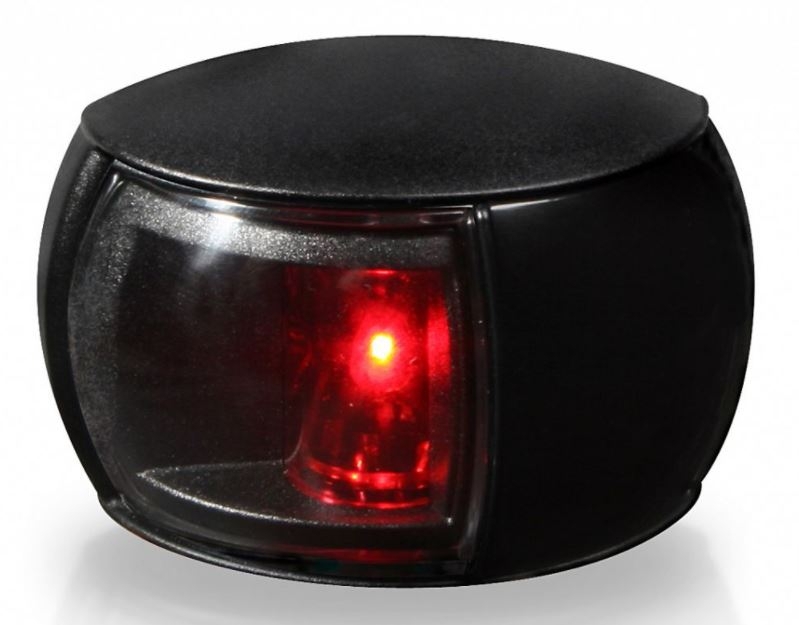Hella Marine 2NM NaviLED Port Clear Navigation Light 8-28V Black 12cm Cable