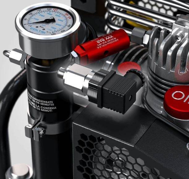 Coltri Auto Stop for Portable Compressors - 232 Bar