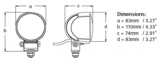 Hella Marine Module 70 Gen 4 Close Range LED Floodlight 2100lm White