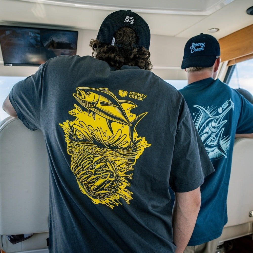 Stoney Creek Yellow Fin Bust Up Mens Tee