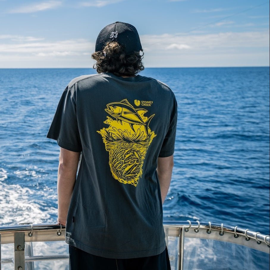Stoney Creek Yellow Fin Bust Up Mens Tee