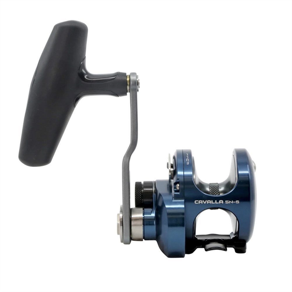 Okuma Cavalla 5 OH Boat Reel Narrow SE Midnight Blue Tbar