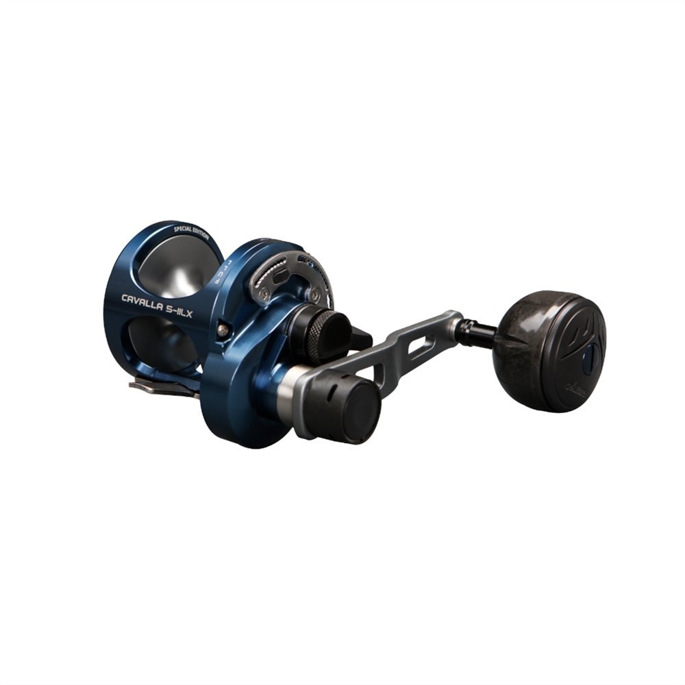 Okuma Cavalla 5 2-Speed SE Lever Drag Boat Reel Midnight Blue