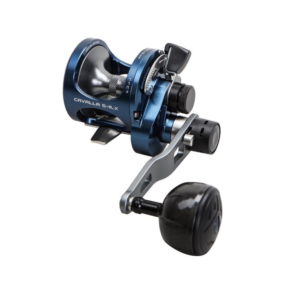Okuma Cavalla 5 2-Speed SE Lever Drag Boat Reel Midnight Blue
