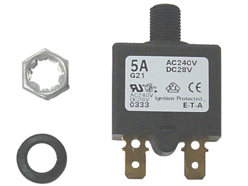 Sierra CB41200 5 Amp Marine Resettable Circuit Breaker