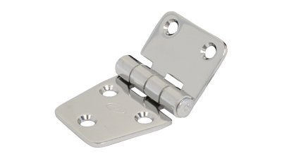 Sinox 316 Polished Stainless Steel Marine Door Hinge 2674 57 x 37 x 2 3/2 mm