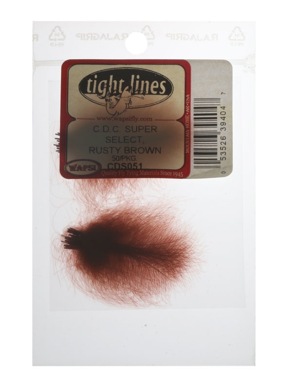 Wapsi CDC Super Select Feather Rusty Brown