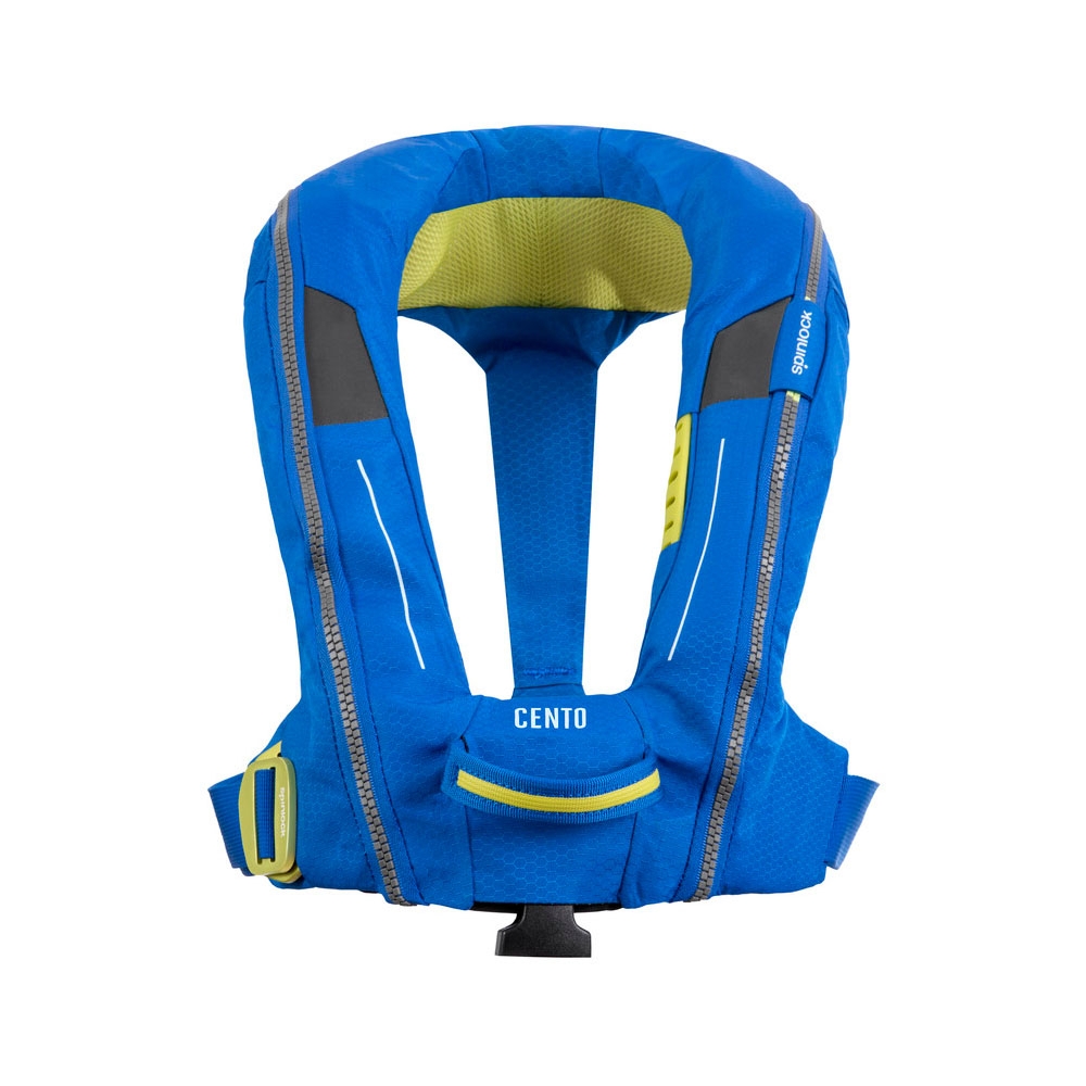 Spinlock Deckvest CENTO Junior Inflatable Life Jacket with Harness 100N Blue