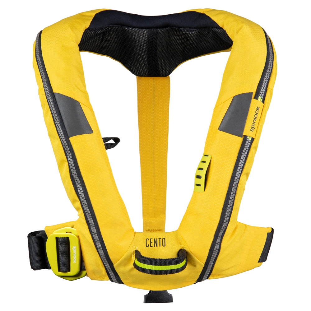 Spinlock Deckvest CENTO Junior Inflatable Life Jacket with Harness 100N Sun Yellow