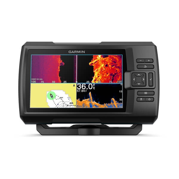 Garmin STRIKER Vivid 7sv CHIRP ClearVu SideVu Fishfinder with GT52HW-TM Transducer - Returned Unit