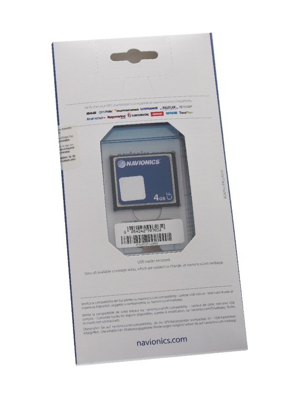 Navionics Plus 34XG Chart Card Pacific Islands CF Card