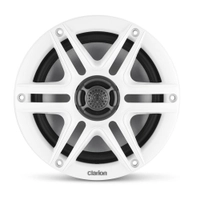 Clarion CMS Marine Coaxial Speakers with White/Black Sport Grill 6.5in 30W Thumbnail Clarion CMS Marine Coaxial Speakers with White/Black Sport Grill 6.5in 30W