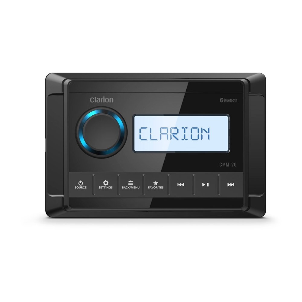 Clarion CMM-20 Marine Source Unit with LCD Display