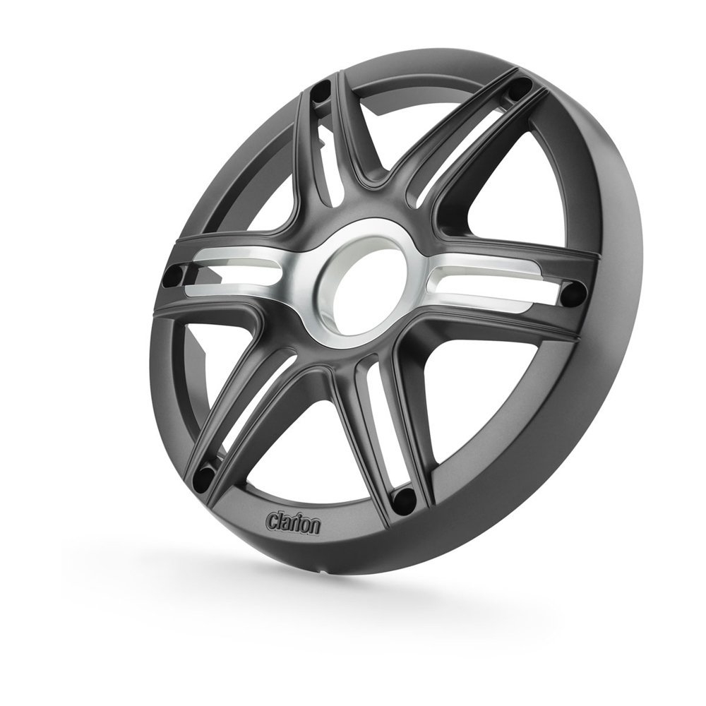 Clarion Subwoofer Grill 10in Metallic Grey