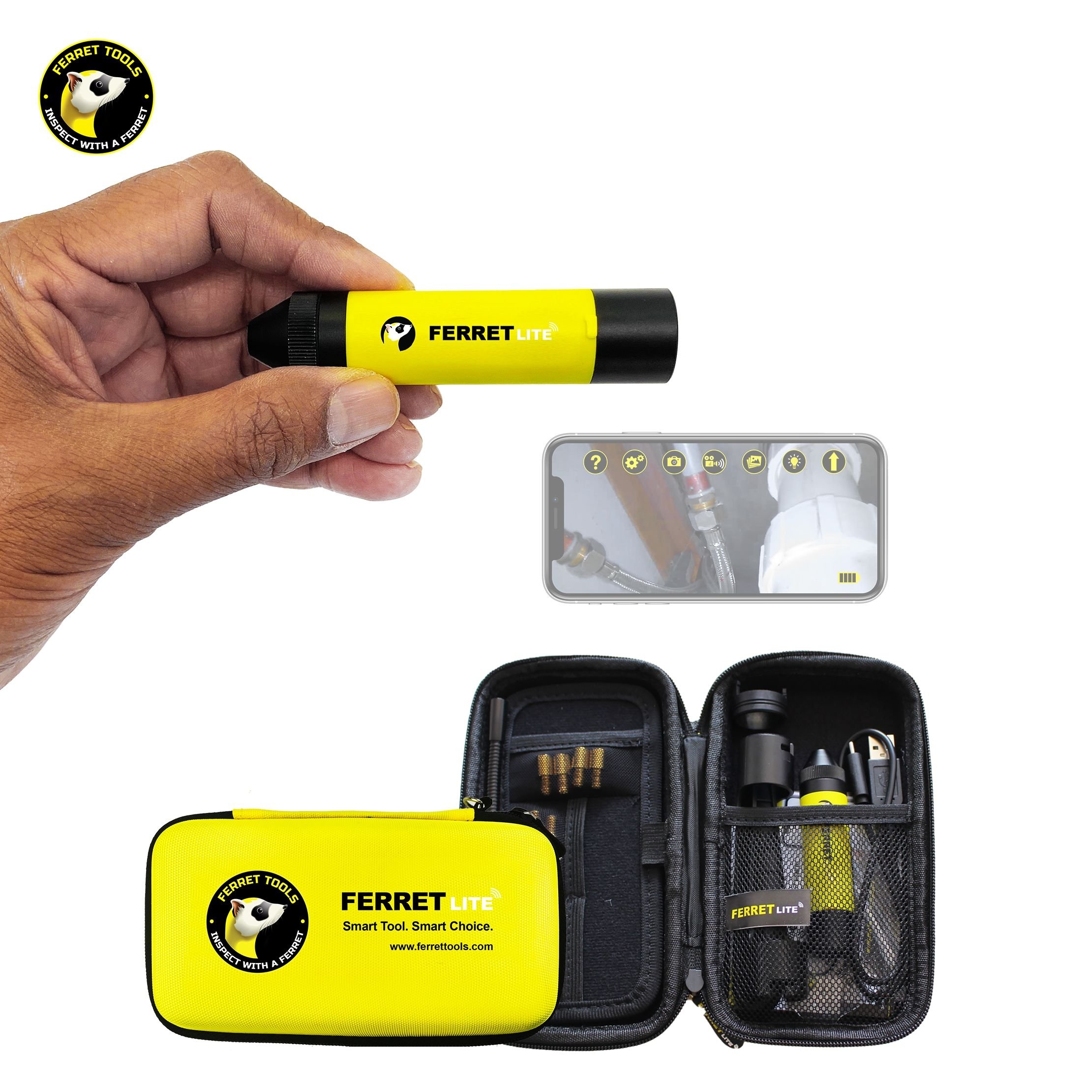 Ferret Lite IP67 WiFi Inspection Camera Kit
