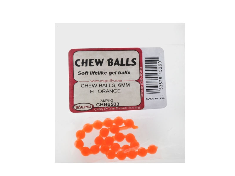 Wapsi Chew Balls Fluoro Orange