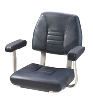 VETUS Skipper Classic Helm Seat With Arm Rests Blue Thumbnail VETUS Skipper Classic Helm Seat With Arm Rests Blue