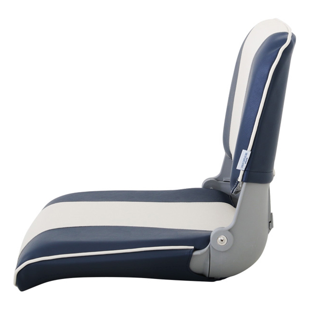 V-Quipment Deluxe Crew Folding Boat Seat Blue/White