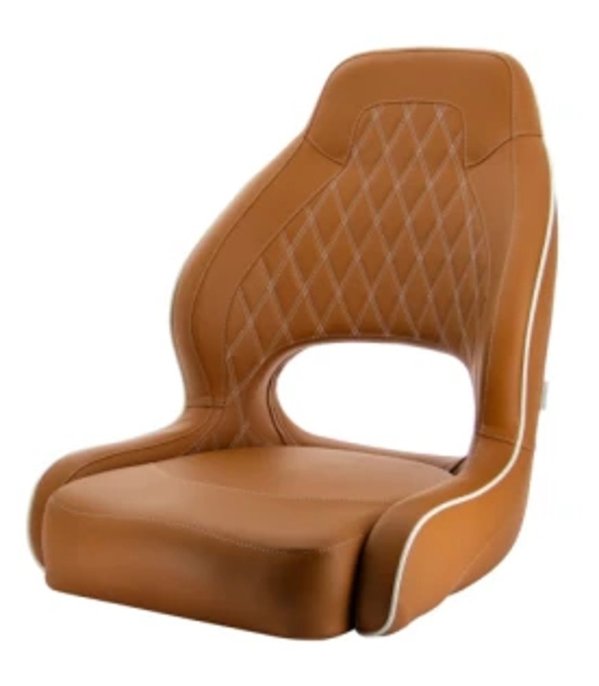 V-Quipment Driver Sporty Helm Seat Cognac
